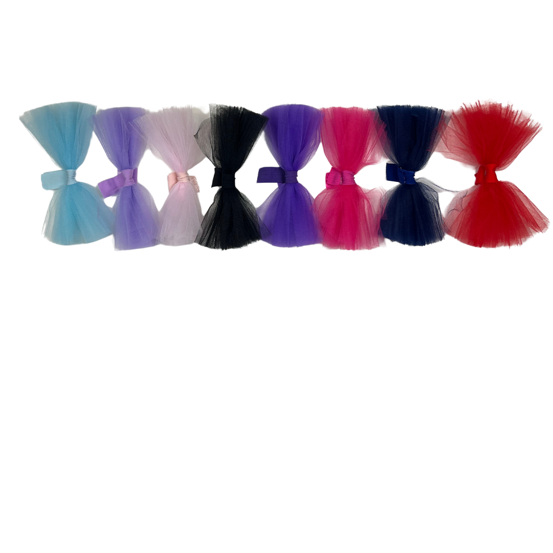 Tulle Bows - Clip Or Tie