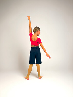 Elastic Waist Short Slacks