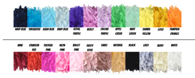 Feather Fringe Trim - by the Metre