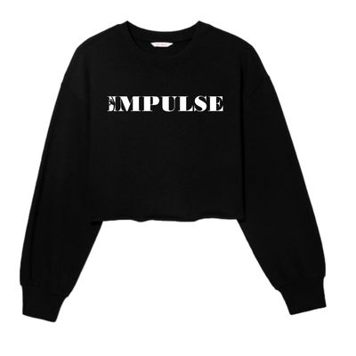 Impulse Cropped Crewneck Pullover