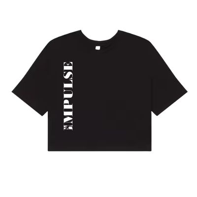 Impulse Cropped Relaxed Cut Tee