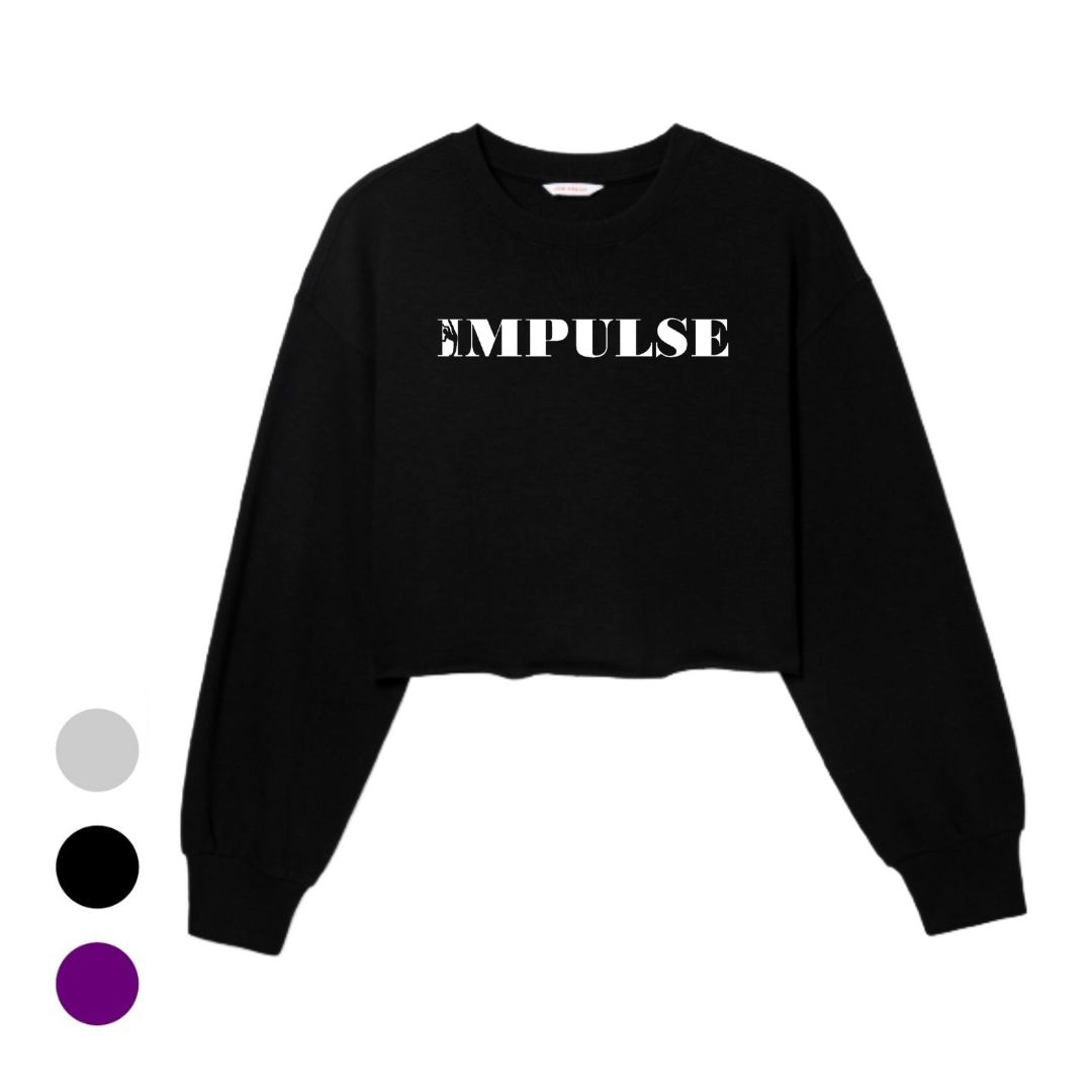 Impulse Cropped Crewneck Pullover Impulse Cropped Crewneck Pullover