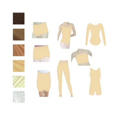 Adult Skin Tone Liner Layers