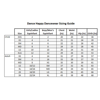 GPAC Fitted Dance Tank - Upper Levels