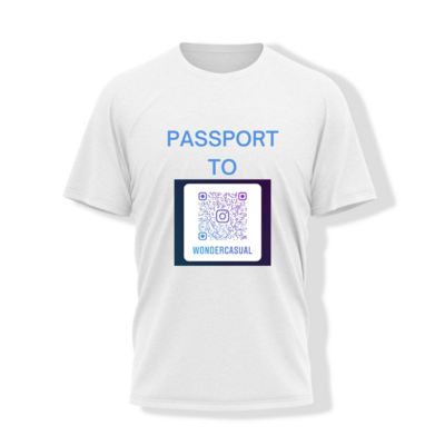 [READY STOCK] WonderCasual Unisex T-Shirt Passport To WC Merchandize