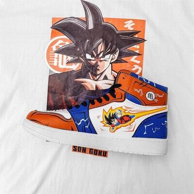 Anime Shoes Streetwear Sneakers version DragonBall GOKU &amp; Vegeta