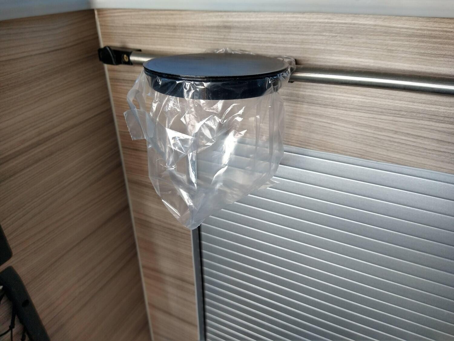 MicroBin Campervan Bin for 14mm/16mm Rail – Black or Grey