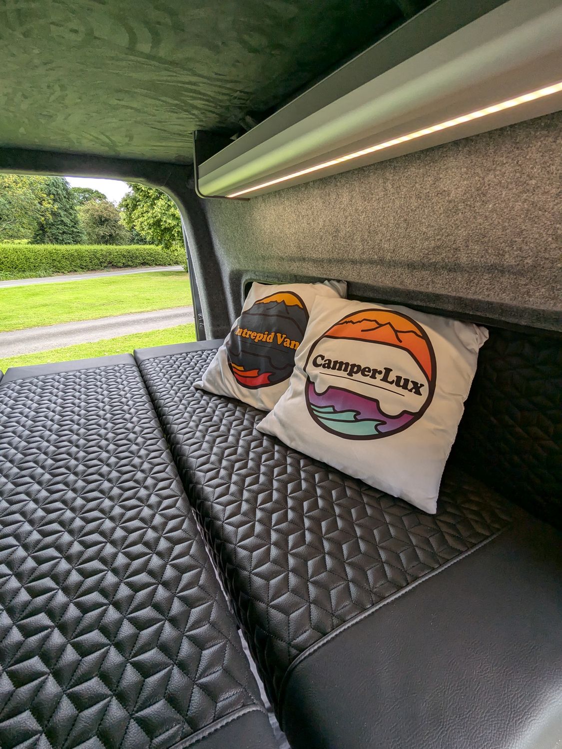 Motorhome Shelf with Optional LED Reading Light