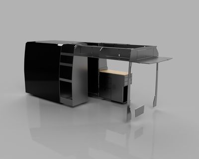 VW Crafter Race Van Furniture Kit – LWB/XLWB 2017+ Sports Layout