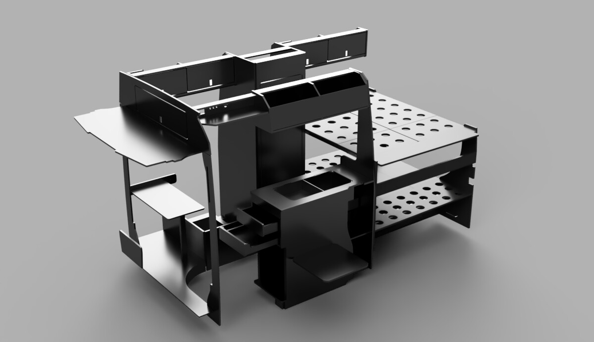 Complete 4 Berth Van Furniture Kit – VW Crafter/MAN MWB 2017+