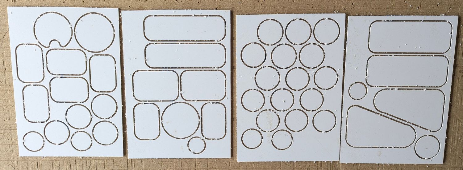 Wall blanking plate inserts VW Crafter/MAN TGE