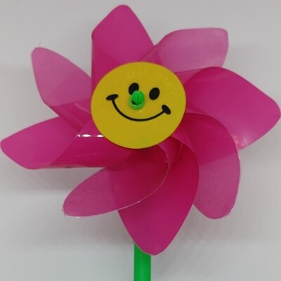 Smiley-Flower Wind Blower