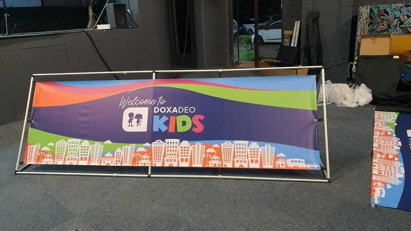 KIDS A-Frame Welcome Banner