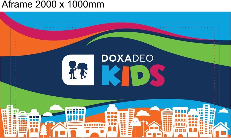 KIDS A-Frame City Scape Banner