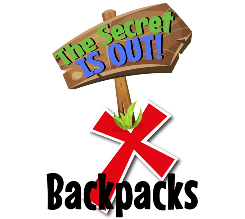 The Secret is out! - Backpacks