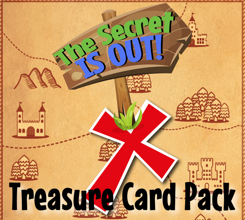 The Secret is out! Afrikaans/English - Treasure Card Pack - Pre-Order