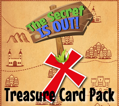 The Secret is out! Afrikaans/English - Treasure Card Pack - Pre-Order