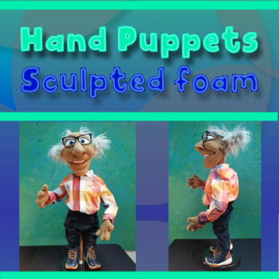 Poppit Puppets - Sculpted foam
