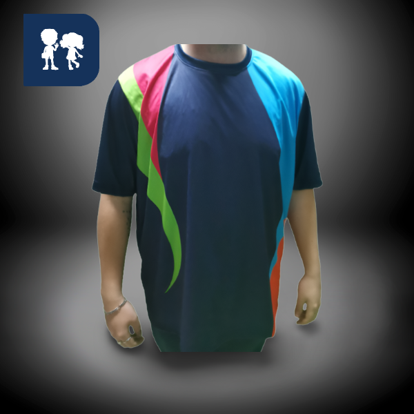 KIDS T-shirt Waves - Sublimation - plain front