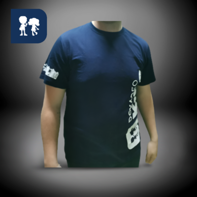 KIDS T-Shirt Logo Large White + Cityscape