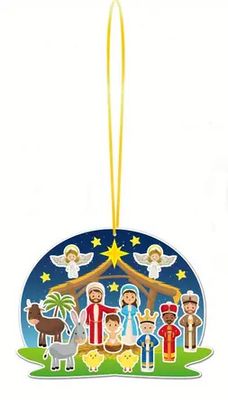 DIY Nativity Scene Ornaments, Design Option: Ornament 1