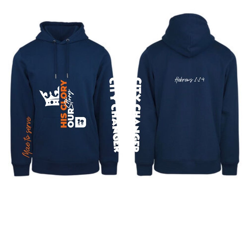 His Glory Our Story Drop Needle Hoodie