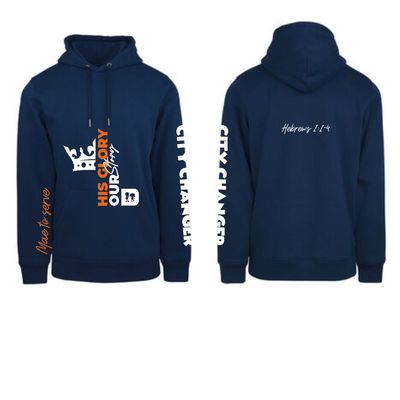 His Glory Our Story Drop Needle Hoodie