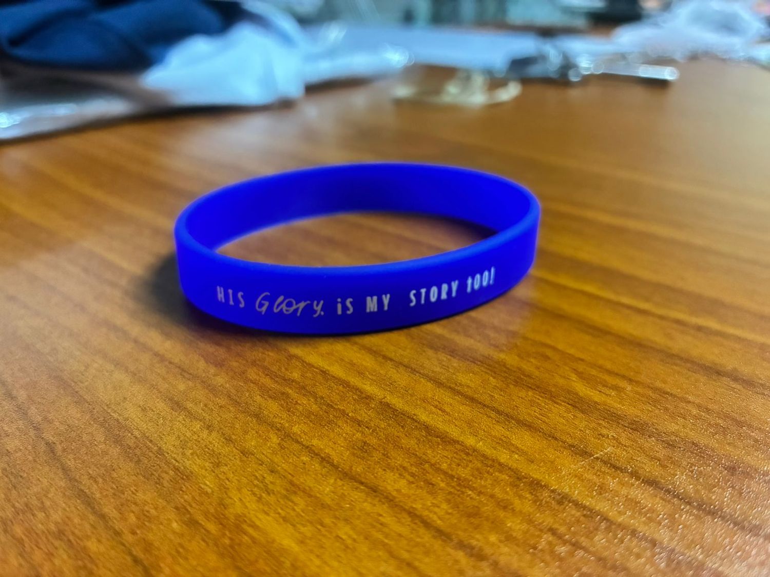 His Glory is My Story too Silicone Wrist Band