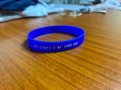 His Glory is My Story too Silicone Wrist Band