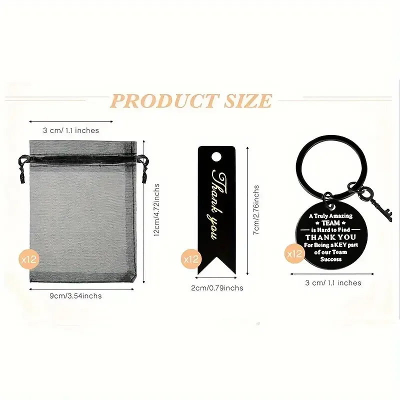 Appreciation Keyring Set