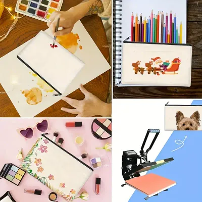 DIY Zipper Bag with Iron-on Design