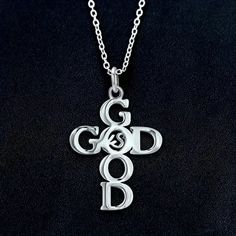 "God Is Good" Pendant Necklace Assorted