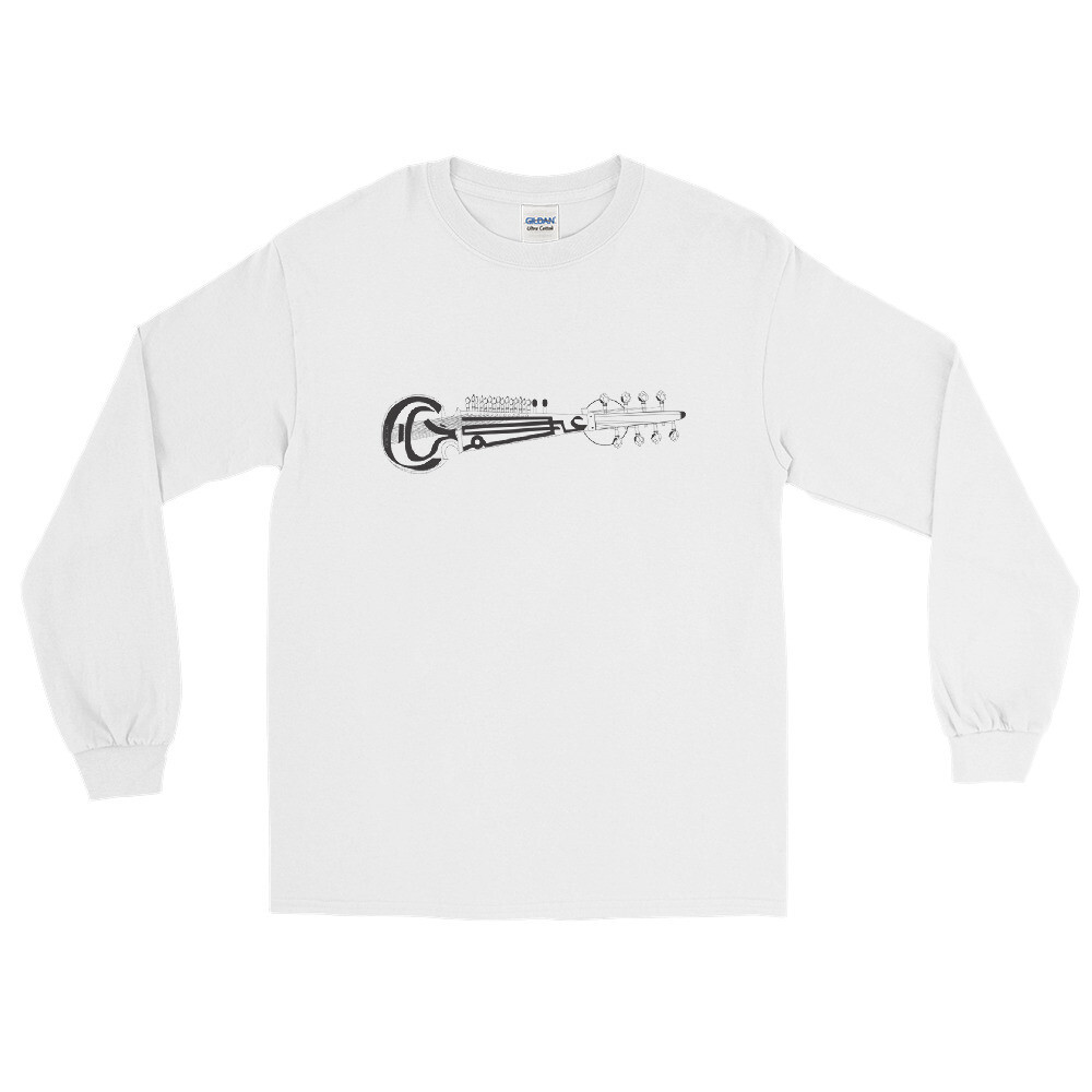AK Sarod White Long-Sleeved Shirt