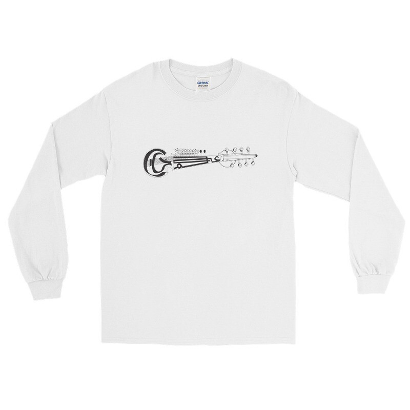 AK Sarod White Long-Sleeved Shirt
