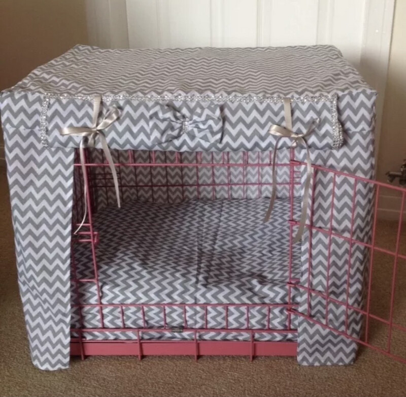 Made to measure Chevron Dog crate cover