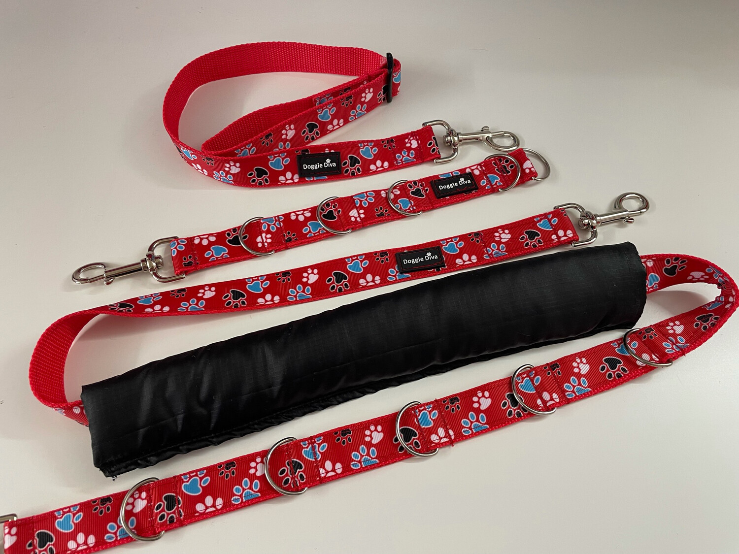 Dog Grooming Restraint Set/Belly Strap, Grooming Noose &amp; Extender.