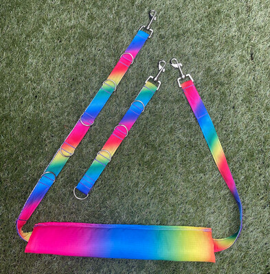 Dog Grooming Belly Strap &amp; Extender / Rainbow