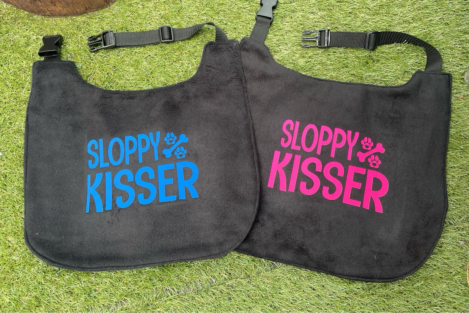 Large Breed Dog Bibs Waterproof Backing.