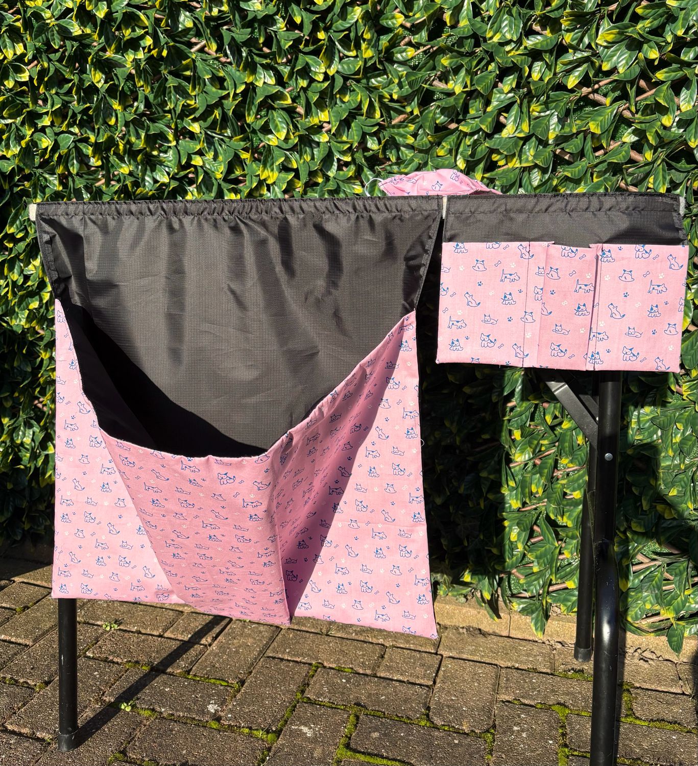 Dog Grooming Fur Bin Set / Pink