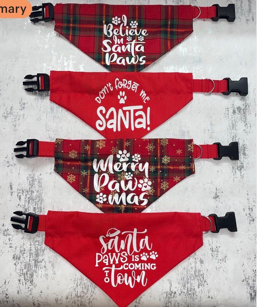 Christmas Bandana &amp; Collar