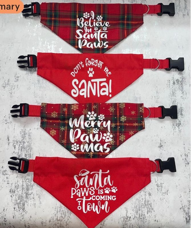Christmas Bandana &amp; Collar