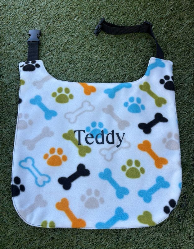 Large Breed Paws / Bones Dog Bib