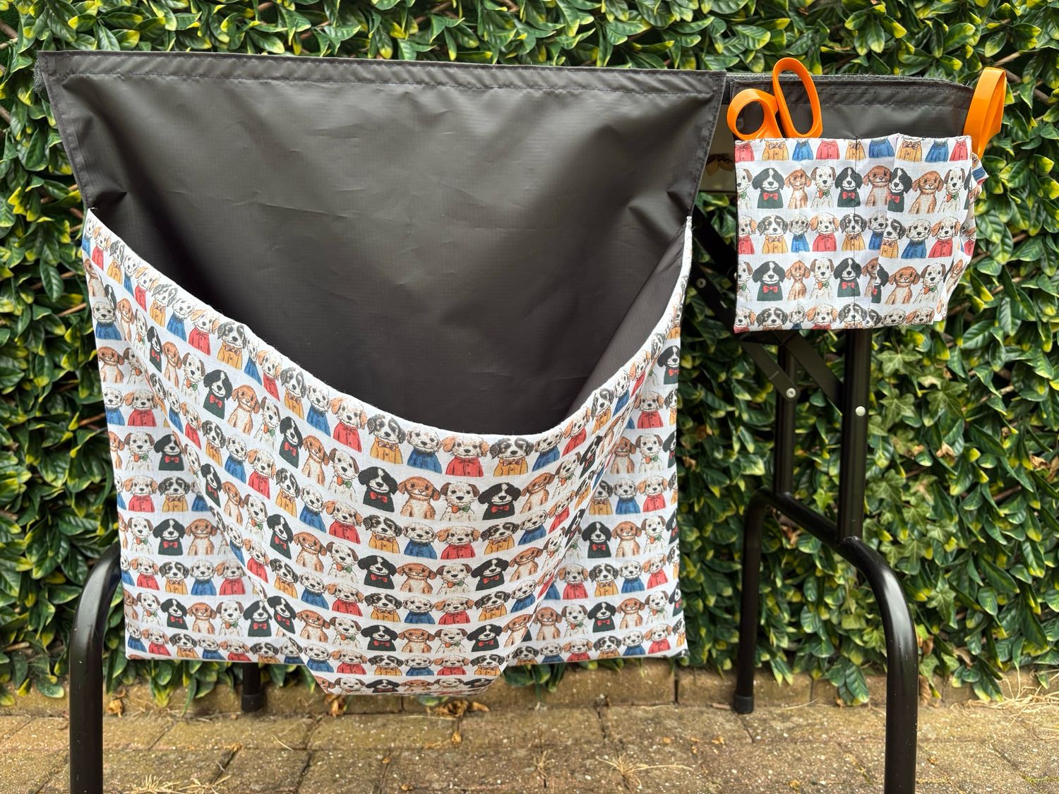 Dog Grooming Fur Bin Set