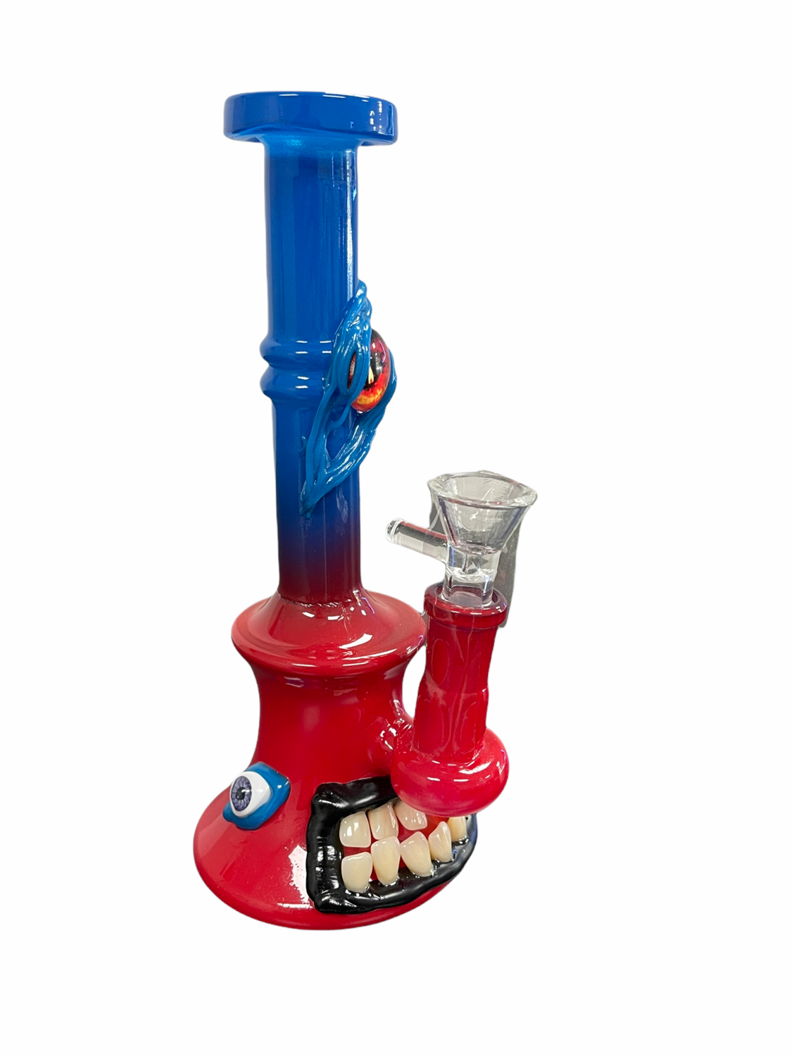 Red & Blue Monster Water Pipe
