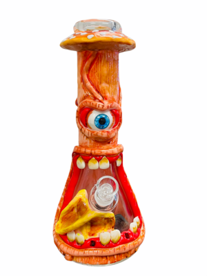 Big Orange Monster Water Pipe