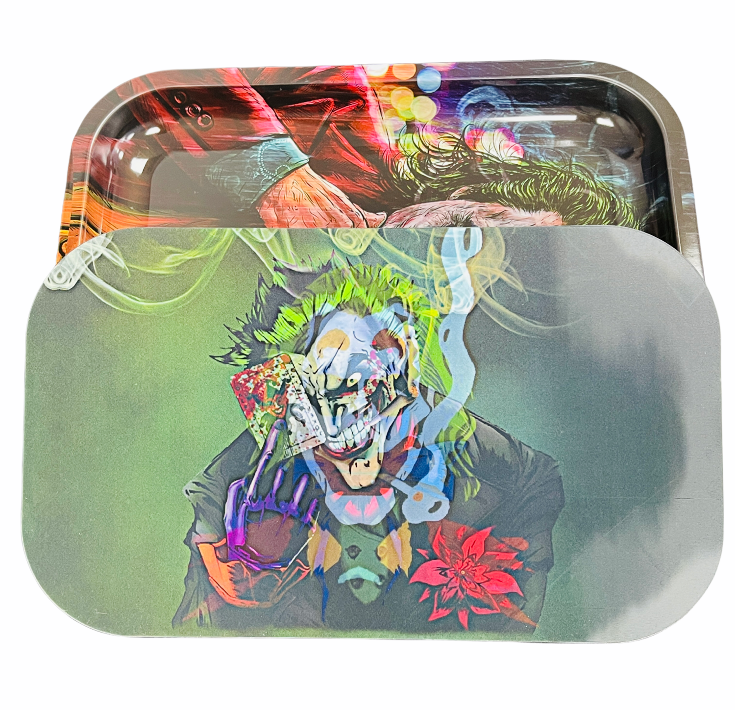 Joker Ash Tray With 3D Magnetic Top
