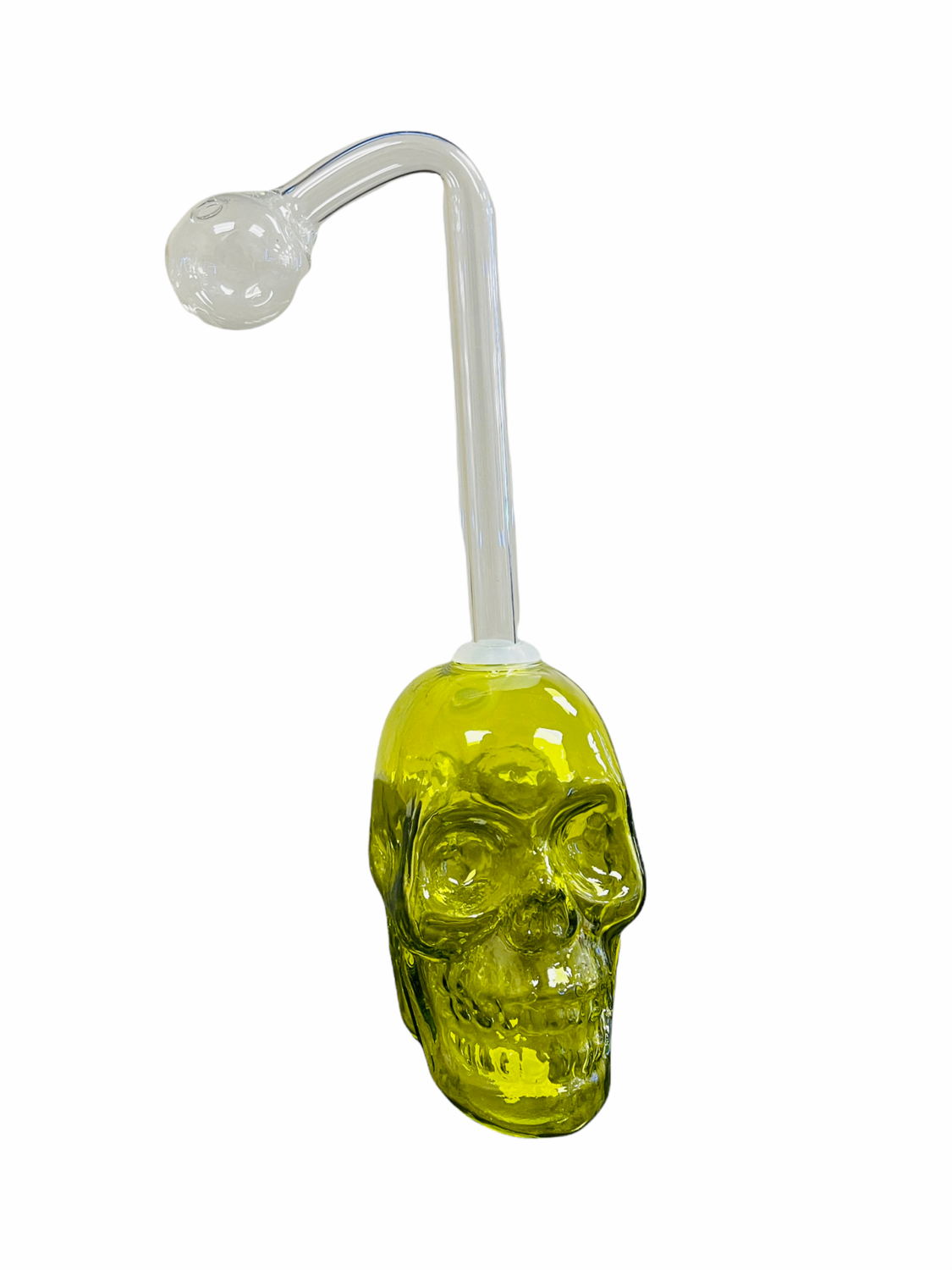 Mid Size Skull Glass Water Pipe