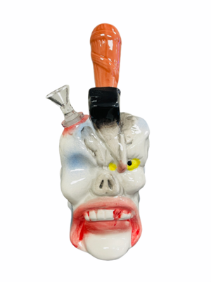 Monster Face Glass Water Pipe