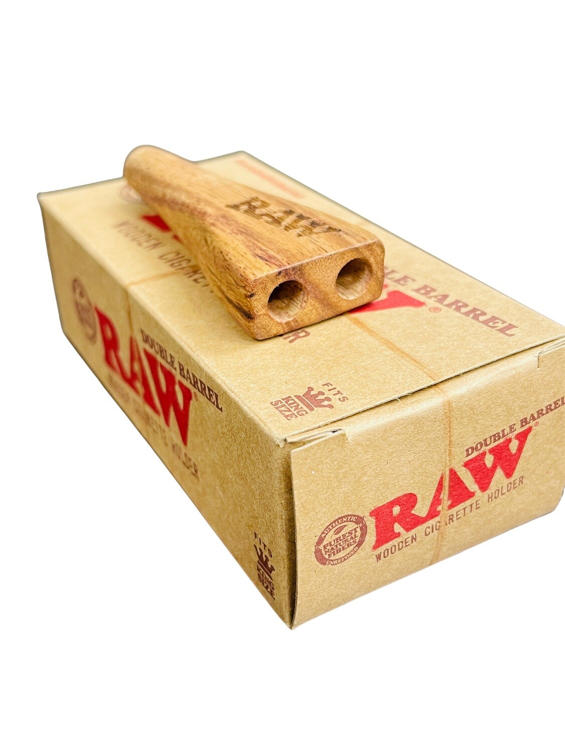Raw Wooden Double Barrel