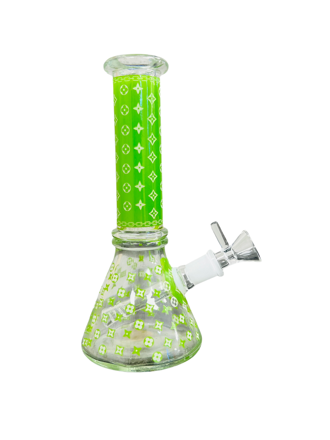 Green LV Glass Water Pipe